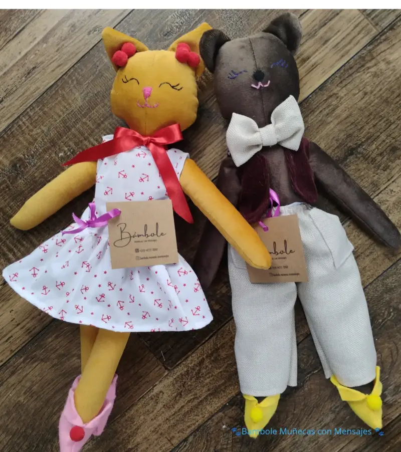 Muñecas de tela Bambole - 4
