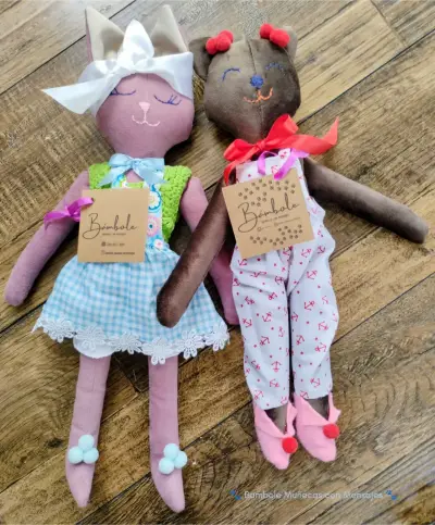 Muñecas de tela Bambole - miniatura 5