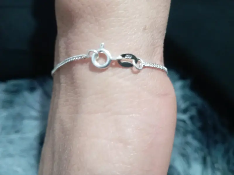 Cadena de plata brillante - 3
