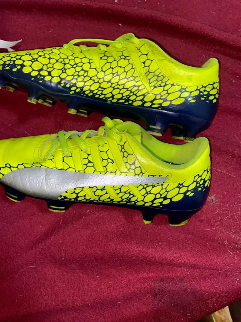 Zapatillas fútbol amarillas neón - 2