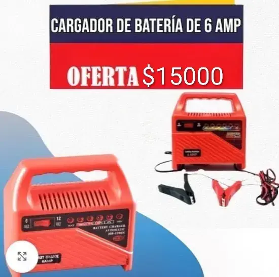 Cargador de baterías 6 AMP - 6