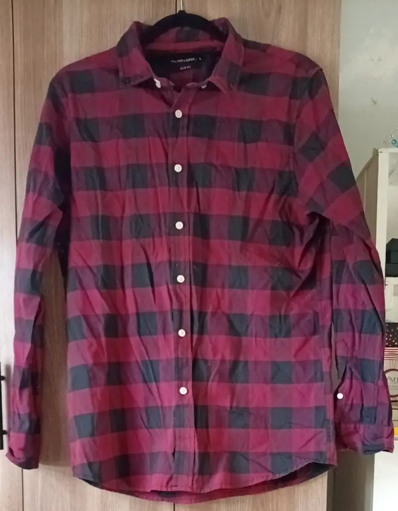 Camisa a cuadros (Talla L) - 1