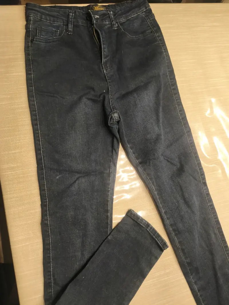 Pantalones de mezclilla azul oscuro - 2