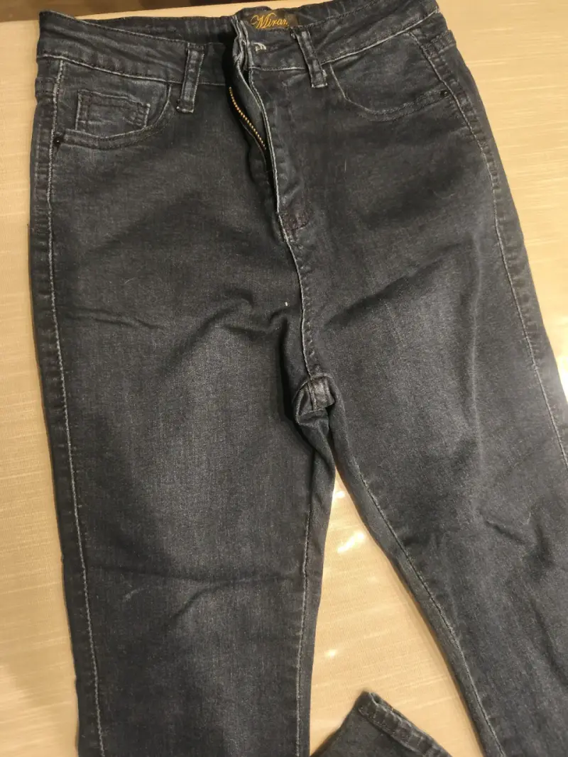 Pantalones de mezclilla azul oscuro - 3