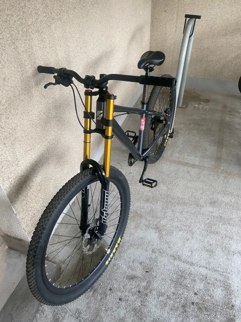 Bicicleta montaña negra Aro 29 Talla M - 2