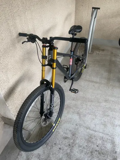 Bicicleta montaña negra Aro 29 Talla M - miniatura 2