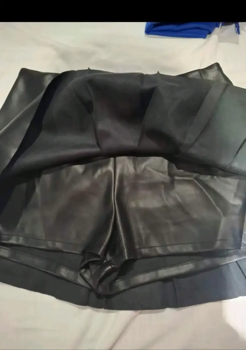 Falda short negra index - 2