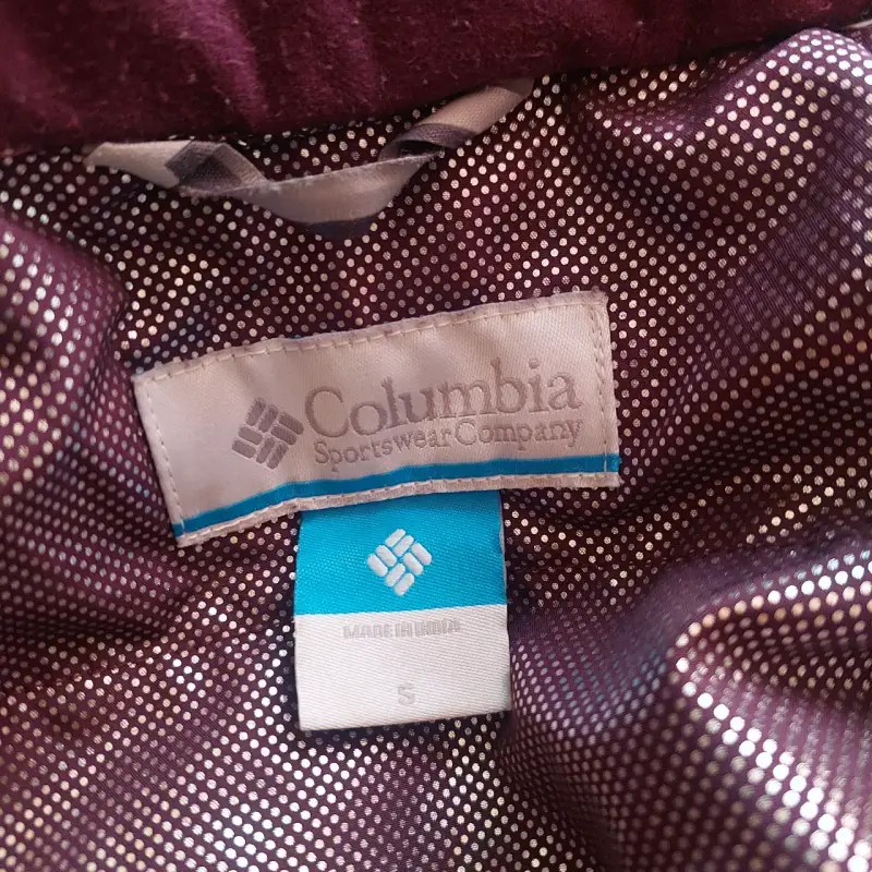 Chaqueta Columbia burdeos talla S