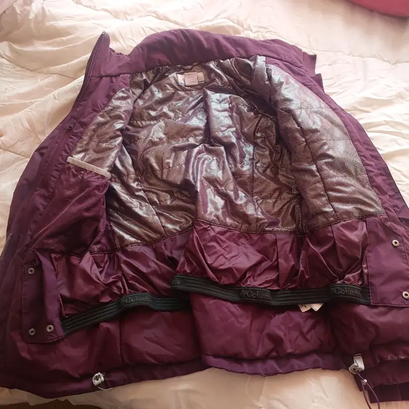Chaqueta Columbia burdeos talla S - 2