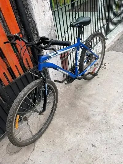 Bicicleta montaña azul EDGE - miniatura 2