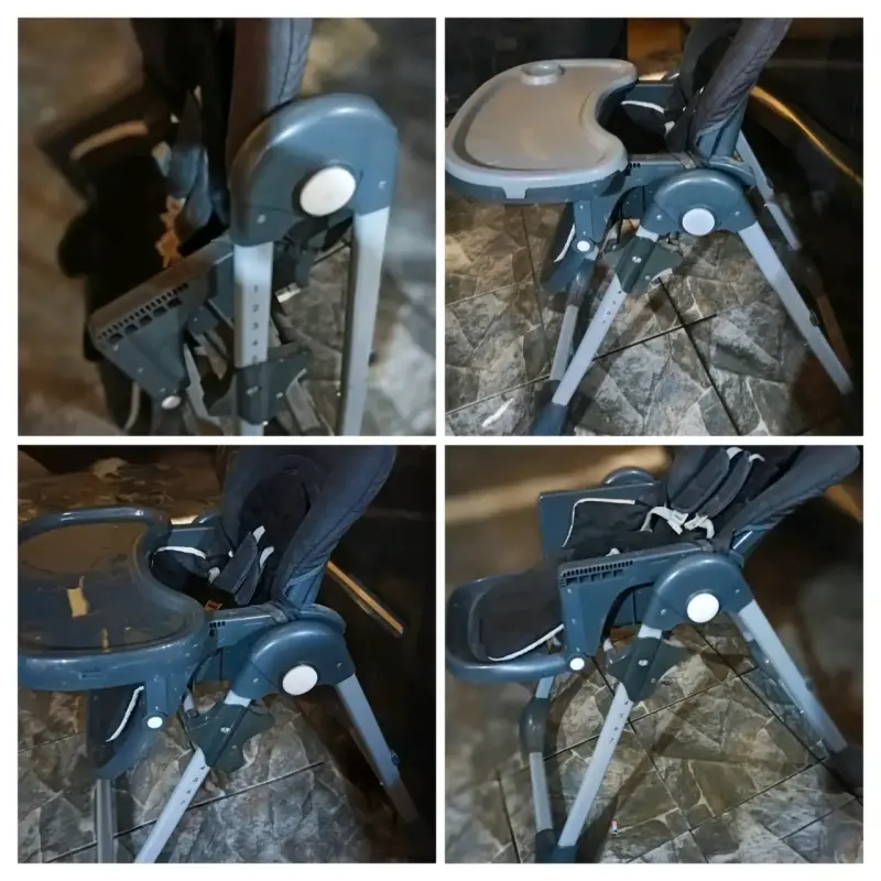 Silla de comer bebé plegable - 1