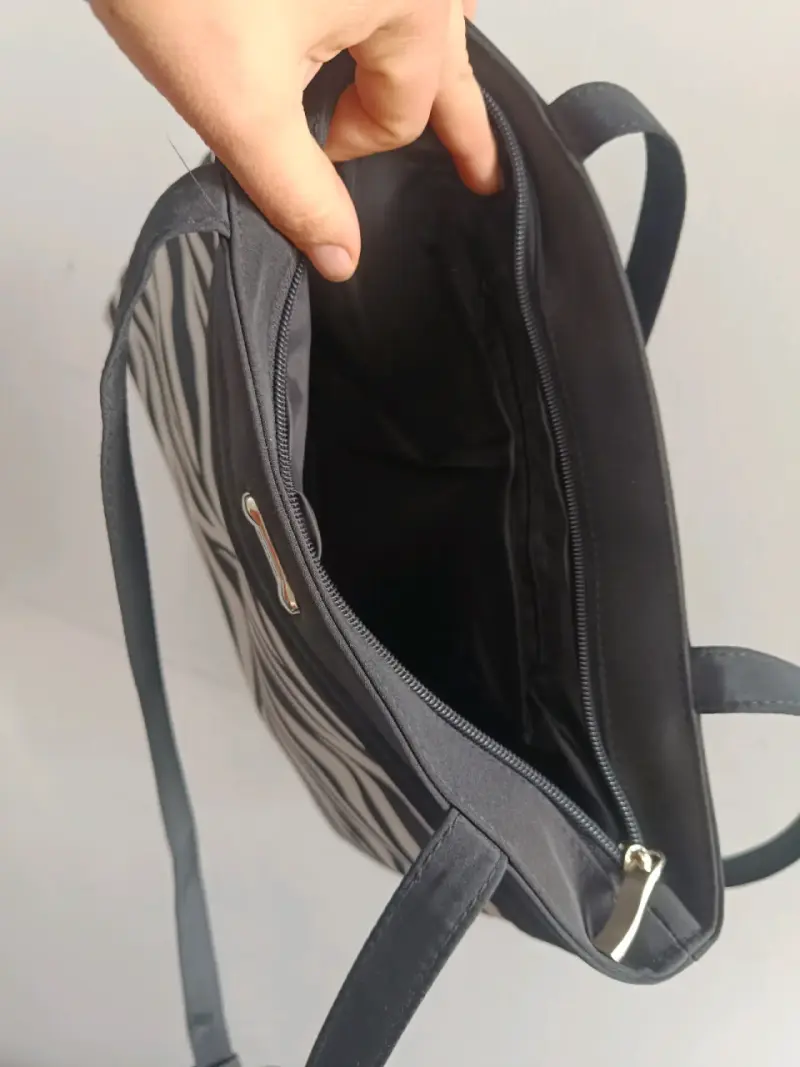 Bolso tote estampado cebra - 4