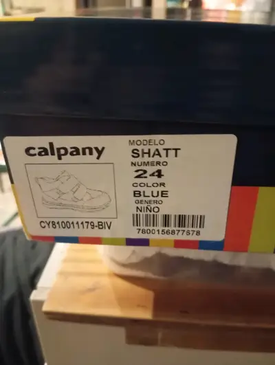 Botines azules de niño Calpany - miniatura 1