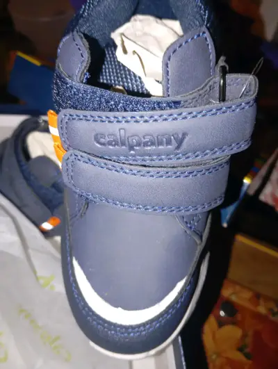 Botines azules de niño Calpany - miniatura 2