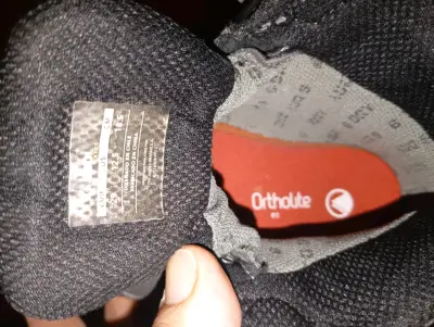 Zapatillas negras Ortholite - miniatura 1