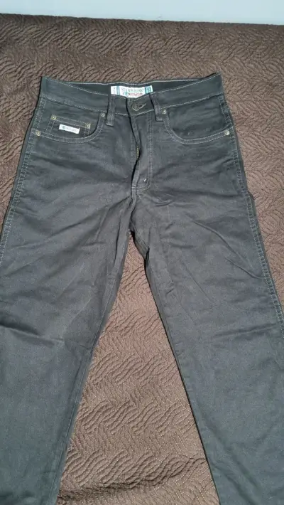 Jeans gris oscuros Strauss - miniatura 1