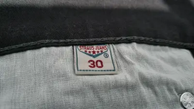 Jeans gris oscuros Strauss - miniatura 6