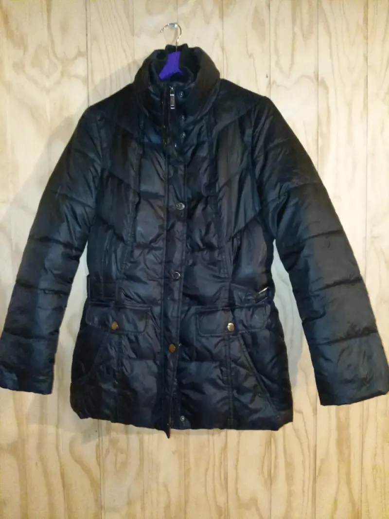 Chaqueta parka negra - 1