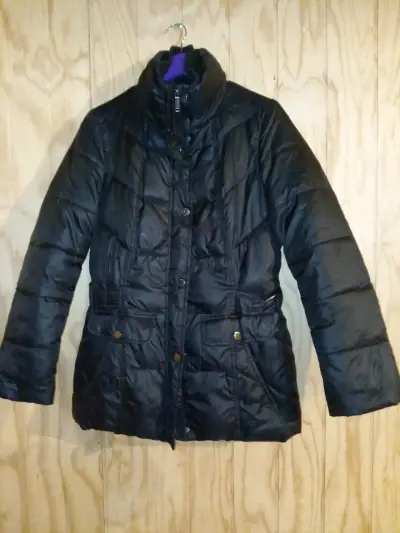 Chaqueta parka negra - miniatura 1