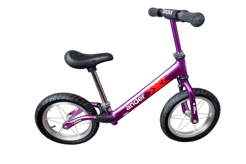 Bicicleta de equilibrio morada