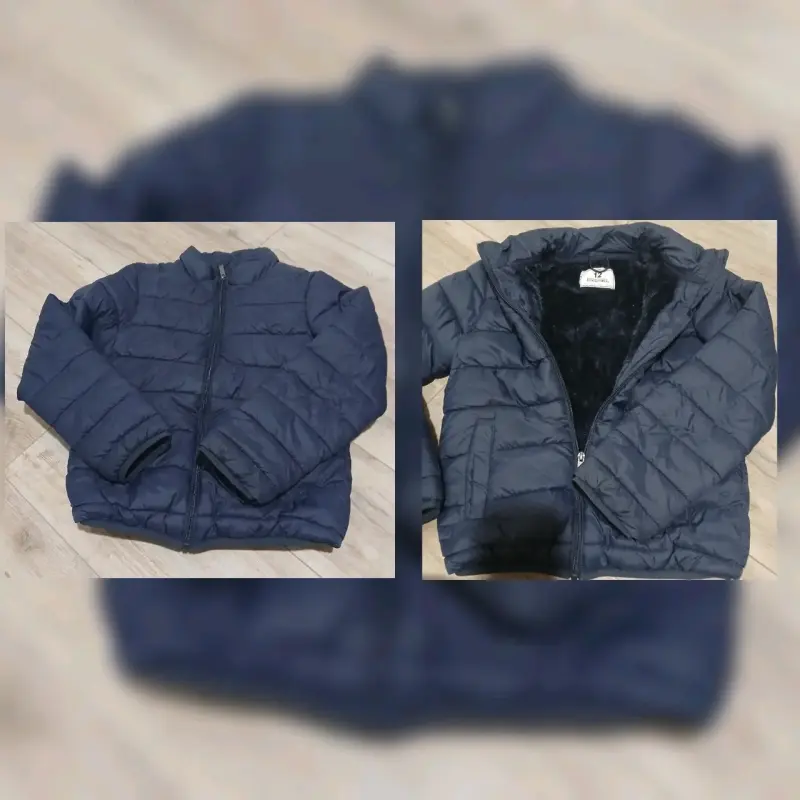 Chaqueta acolchada azul