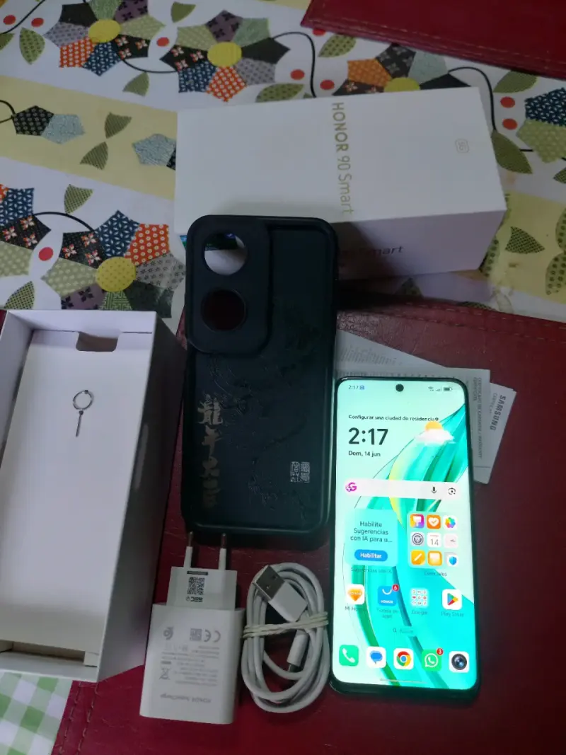 Smartphone Honor 90 smart 5g 256 gb 8 de ram - 4
