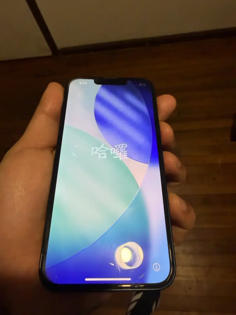 iPhone azul con doble cámara - 3