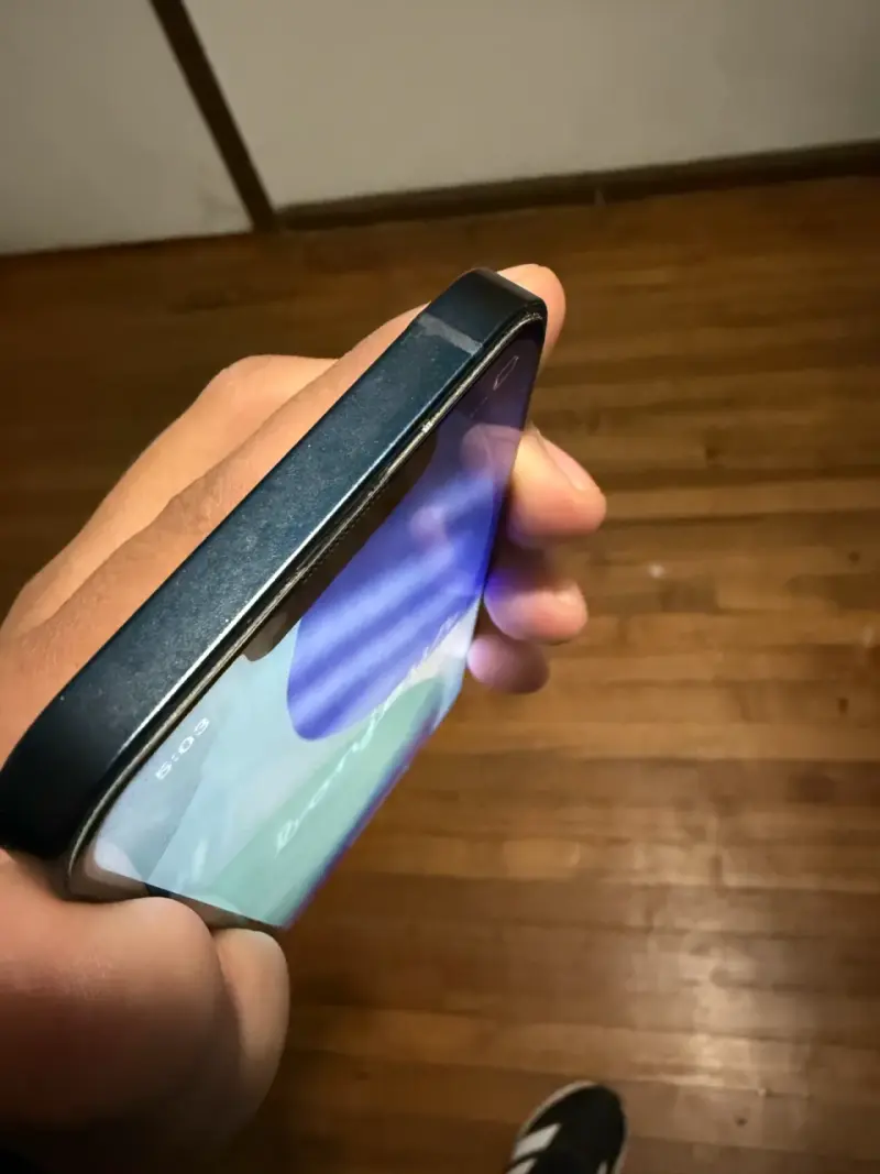 iPhone azul con doble cámara - 4