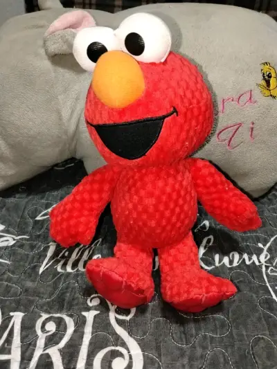 Peluche rojo infantil Elmo - miniatura 1