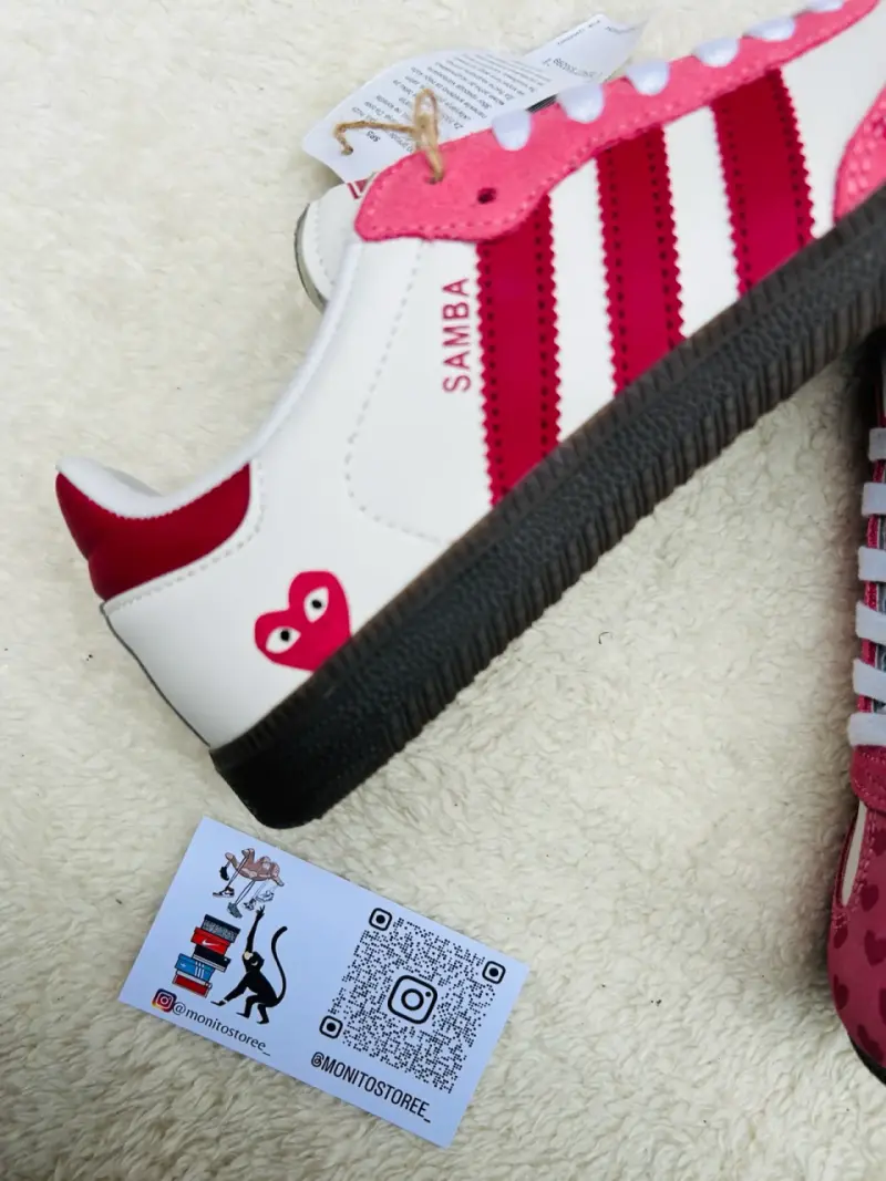 Zapatillas Adidas blancas y rojas - 6