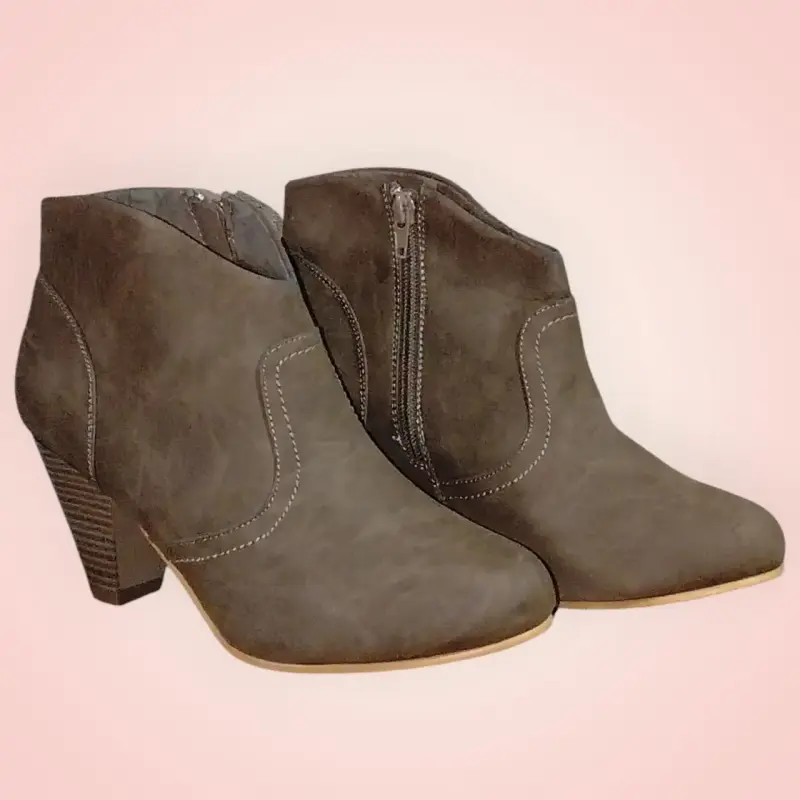 Botines de gamuza