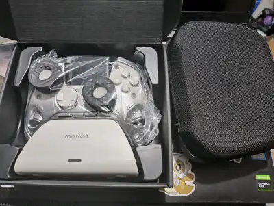 Controlador de juego Manba blanco - miniatura 2