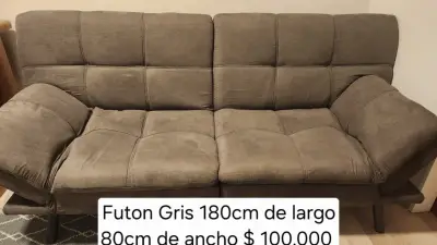 Futón Gris 180cm - miniatura 1