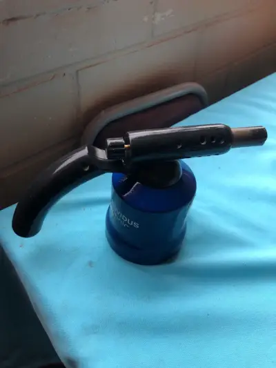 Soplete de gas manual azul - miniatura 1