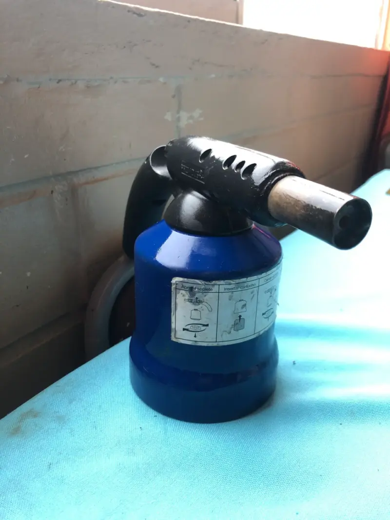 Soplete de gas manual azul - 4