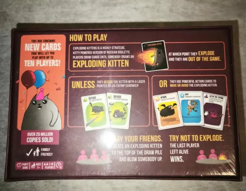 Juego de mesa Exploding Kittens - 2
