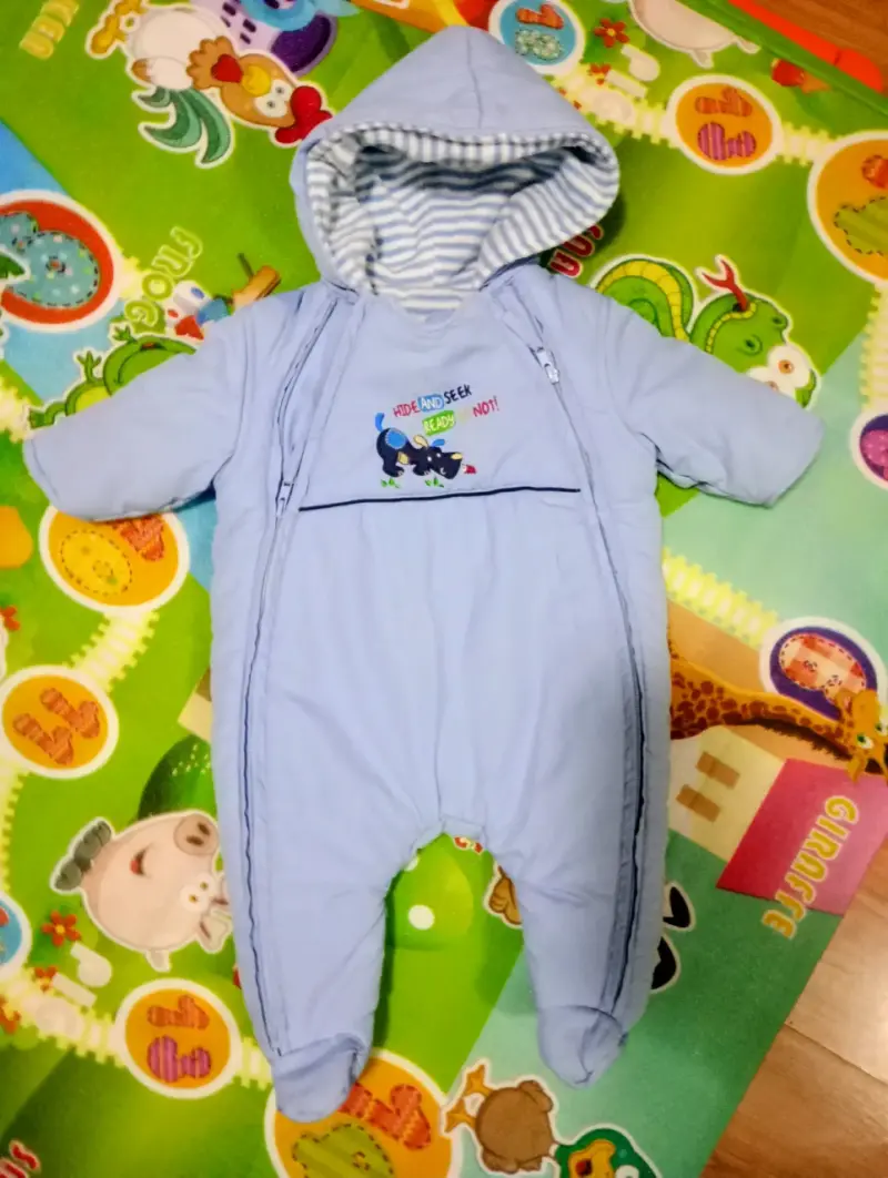 Saco de dormir para bebé azul - 2