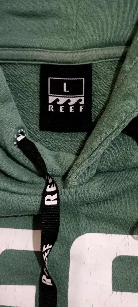 Polerón verde REEF con capucha - 2