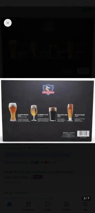 Set de 4 schoperos Colo Colo - miniatura 6