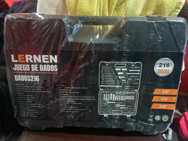 Juego de dados LERNEN 216 piezas