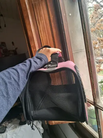 Transportador de mascotas rosado - miniatura 2