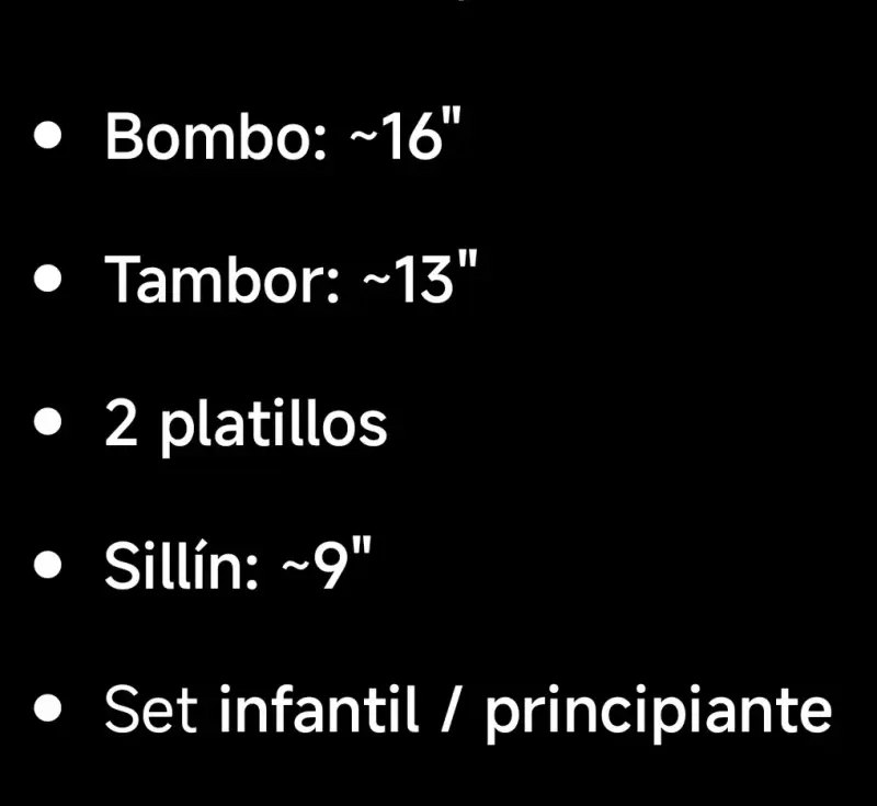Set de batería infantil - 1