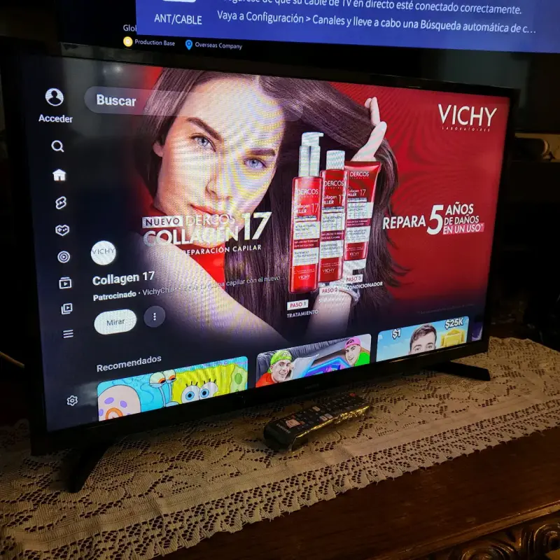 TELEVISOR. SMARTV SAMSUM 32 PULGADAS - 6