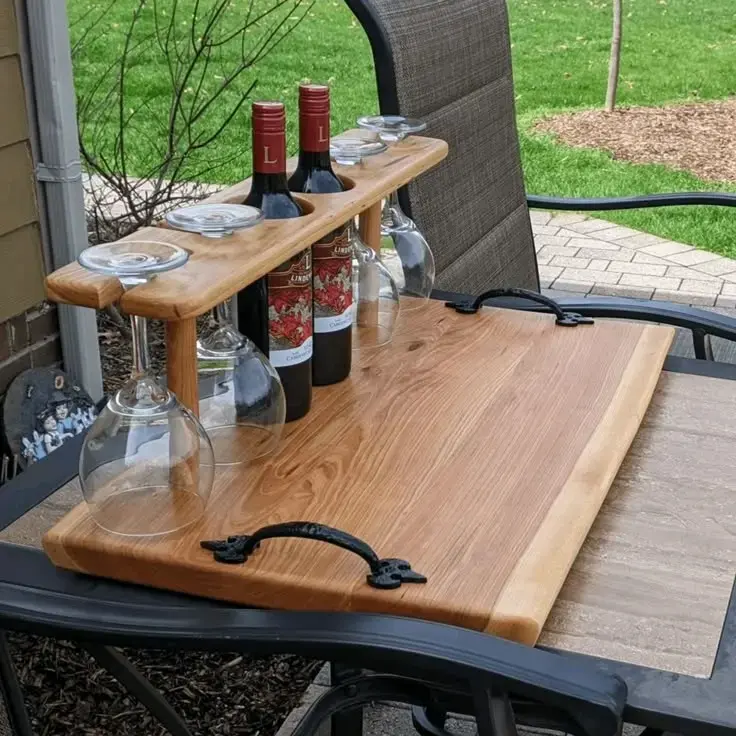 Mesa de Vino de Madera - 1