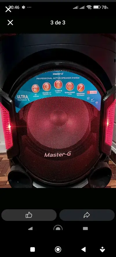 Parlante activo Master-G 12000W - miniatura 1