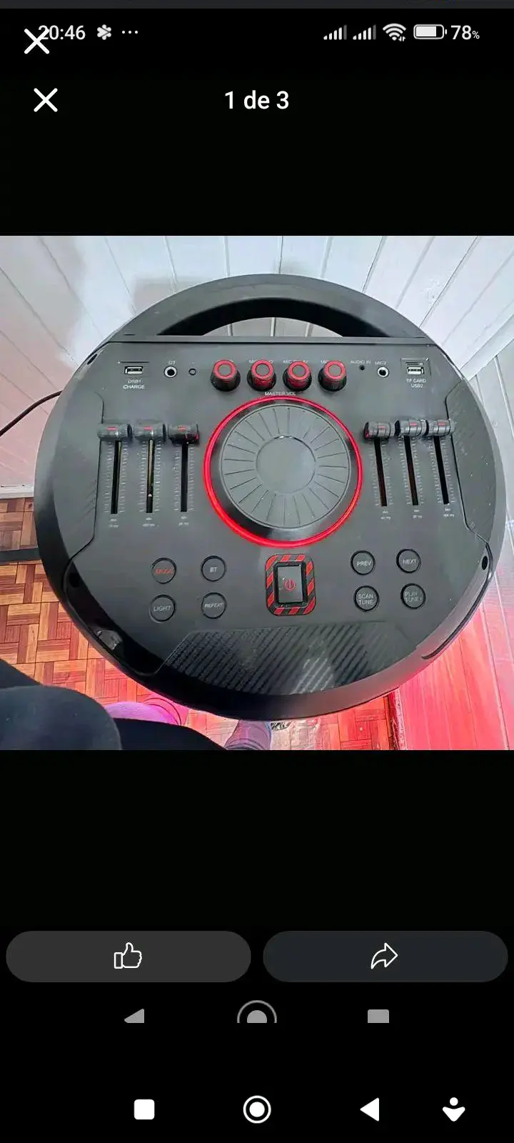 Parlante activo Master-G 12000W - 3