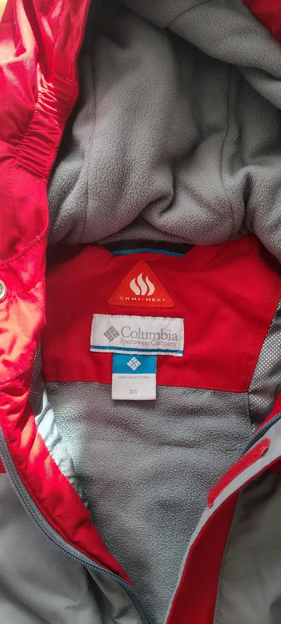 Chaqueta Columbia roja y gris - 3