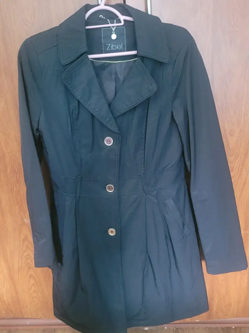 Trench negro mujer - 2