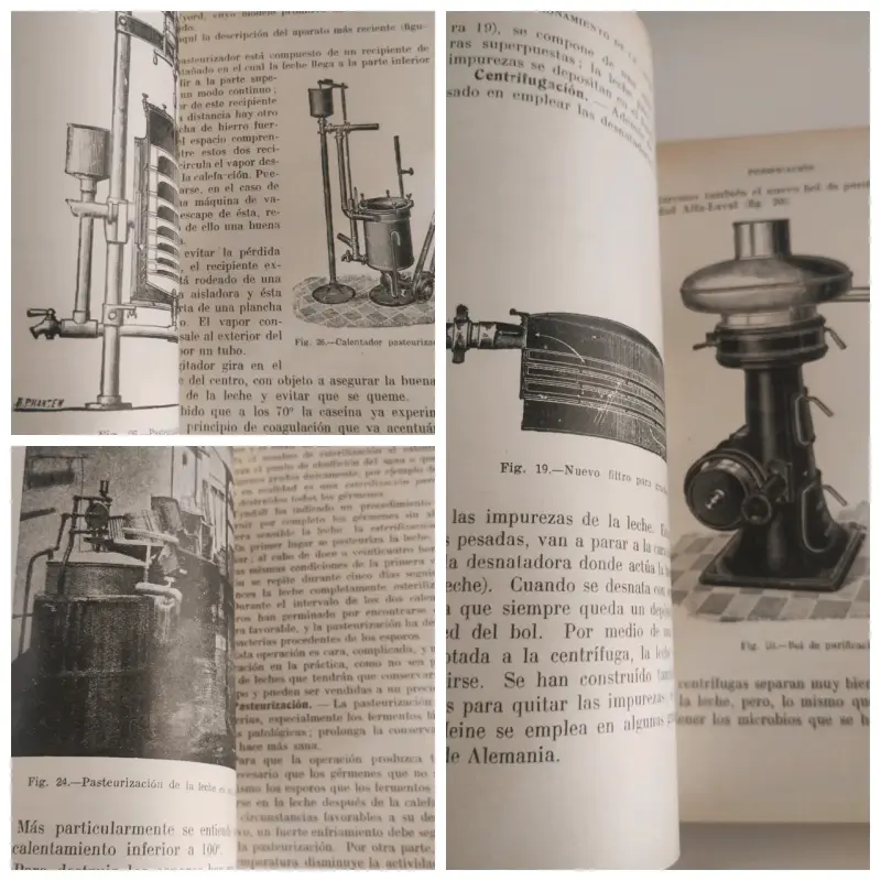Antiguo libro "Lechería" de Carlos Martín año 1929 - 2