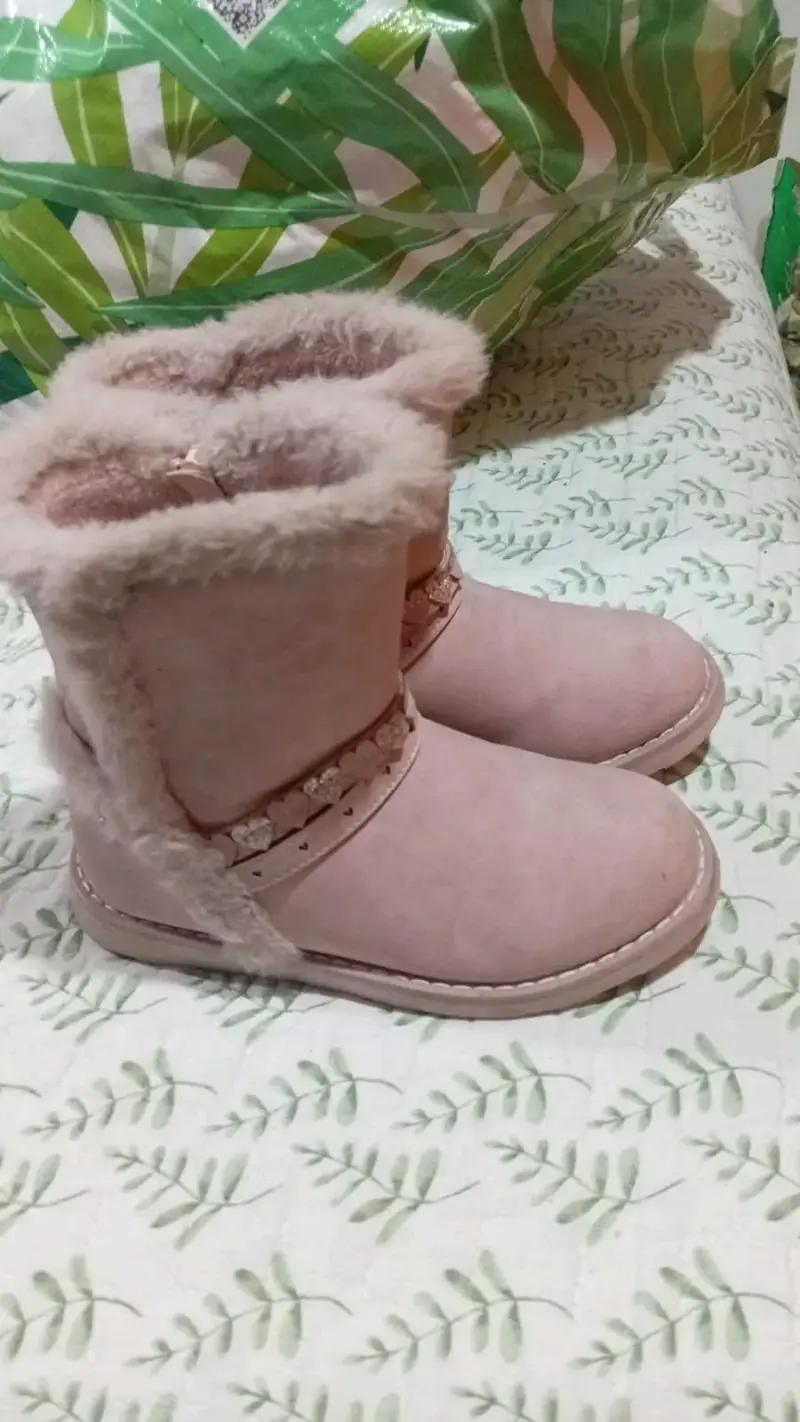 Botas Limonads rosa con forro interior - 3